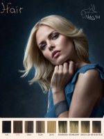 Peluca Natural Rubí de 100% cabello humano con lace front