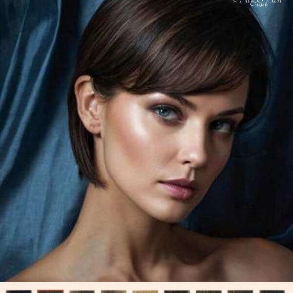 Peluca Natural 100% cabello humano