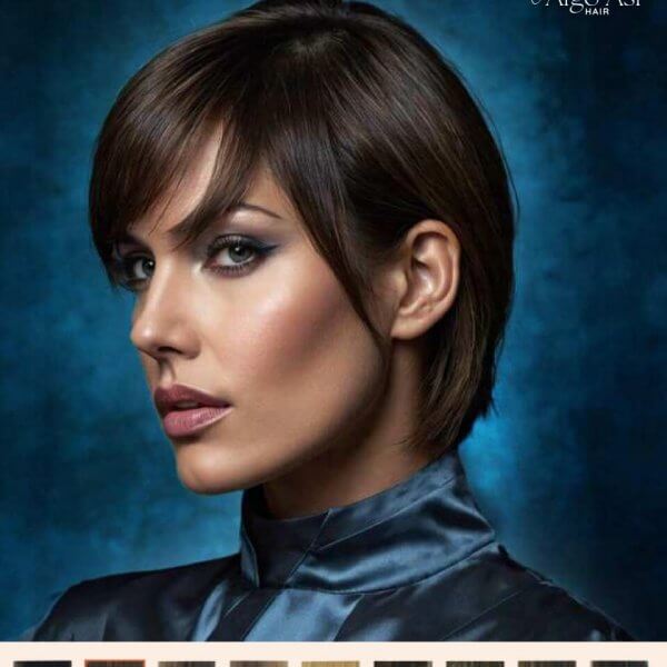 Peluca natural 100% cabello humano