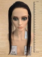 Topper Cabello humano