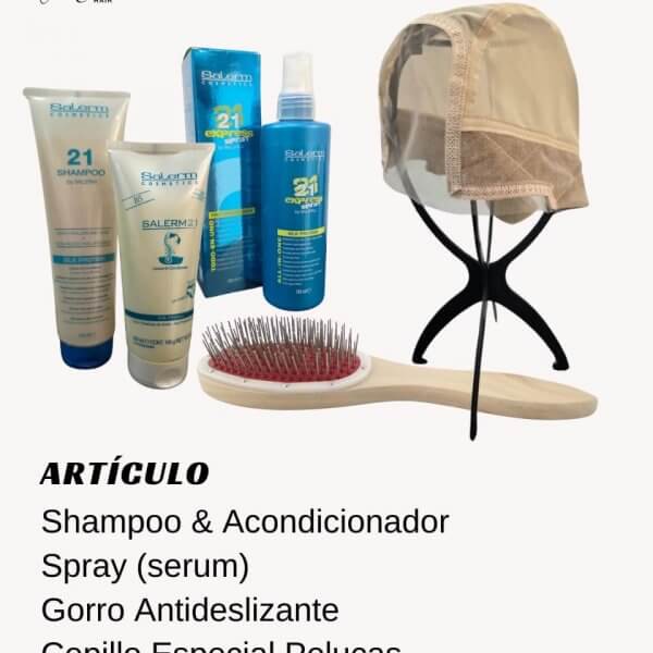 Set de cuidado Peluca
