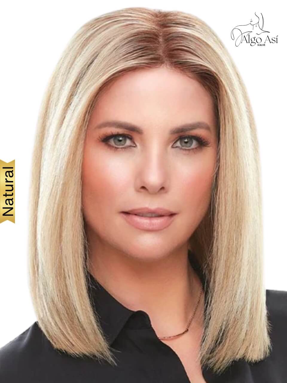 Topper Natural Vera Portada 2 tupé de cabello natural